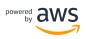 powered by aws logo