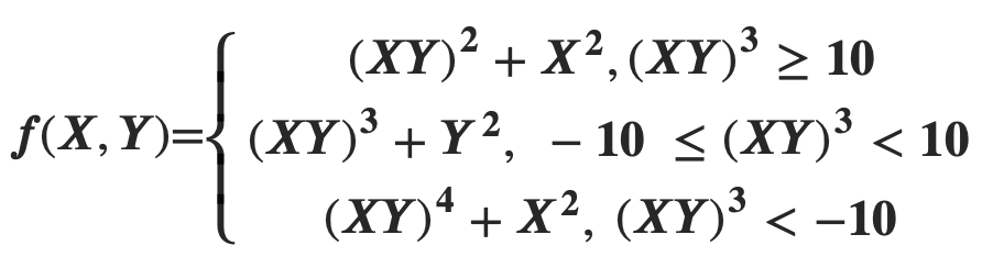 piecewise function